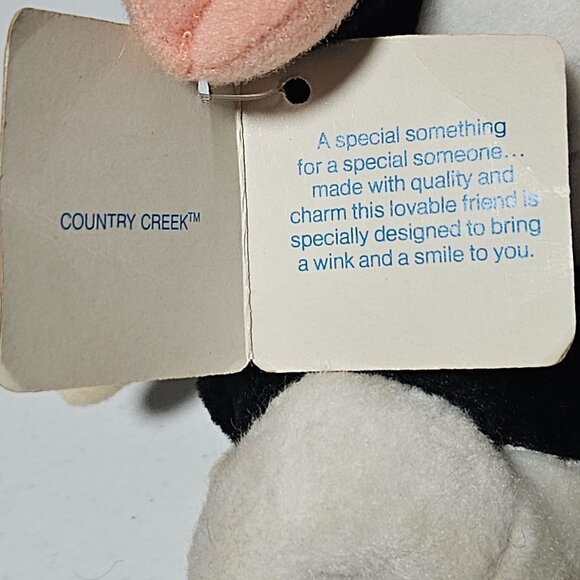 Vintage 80s Applause Bull Cow 7 Inch Jennifer Mazur Plush Stuffed Animal Toy - Picture 9 of 13